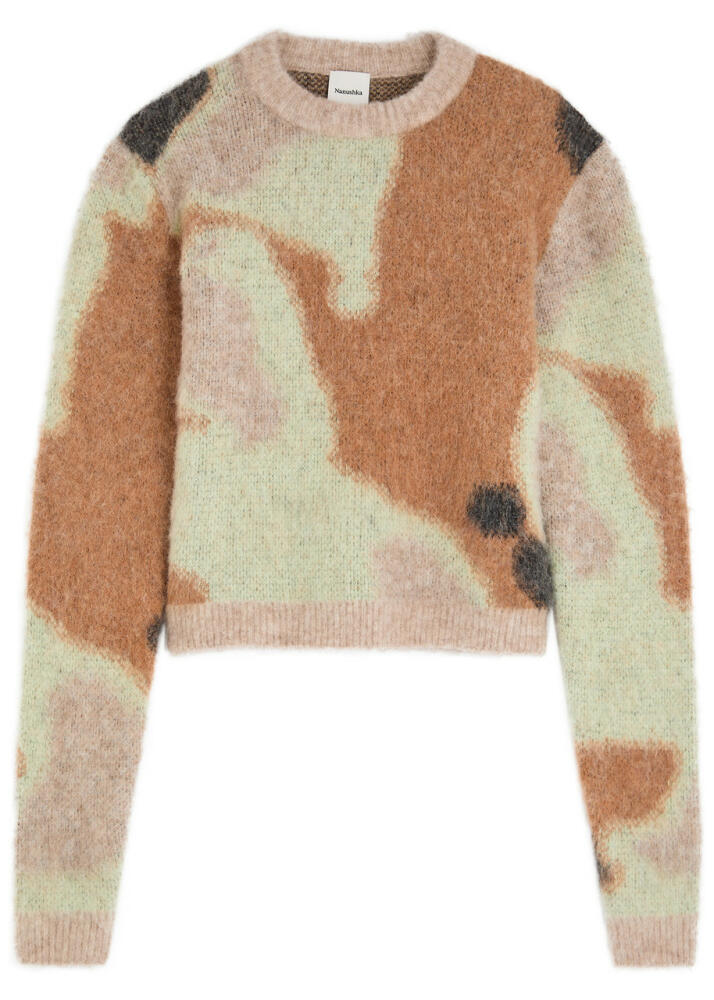 Nanushka Fanni Patterned Brushed-knit Jumper - Multicoloured Cover