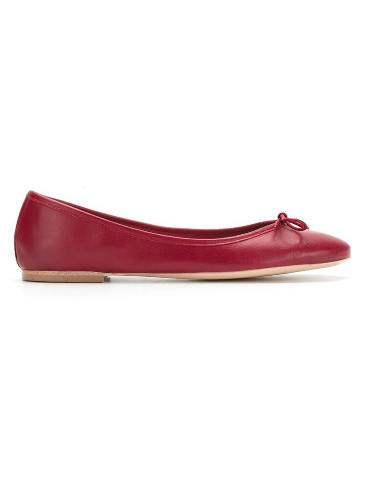 Sarah Chofakian Sarita leather ballerina shoes - Red Cover