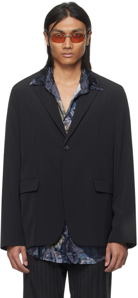 Acne Studios Black Single-Breasted Blazer Cover