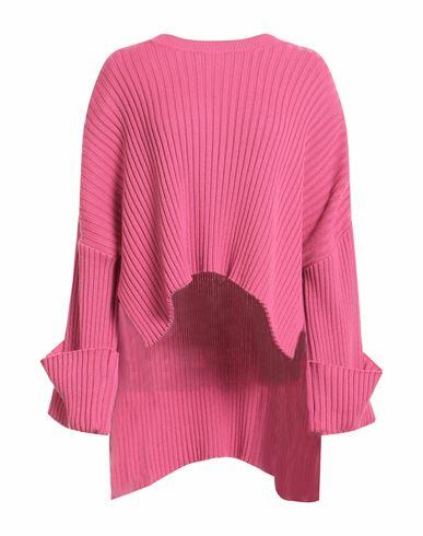 Akep Woman Sweater Fuchsia Wool, Acrylic Cover