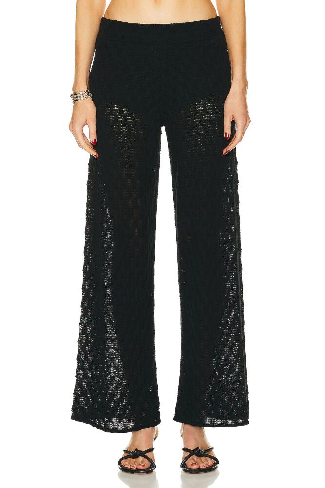 Cult Gaia Jayla Knit Pant in Black Cover