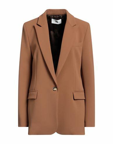 Solotre Woman Blazer Camel Polyester, Virgin Wool, Elastane, Viscose Cover