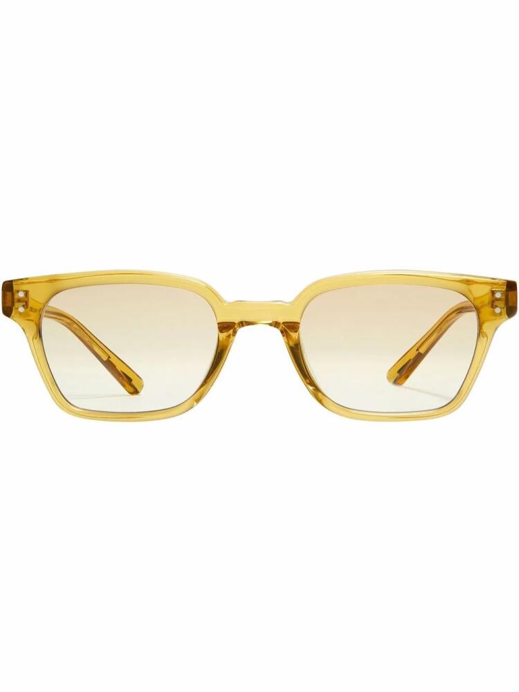 Gentle Monster Leroy OL2 square-frame sunglasses - Yellow Cover