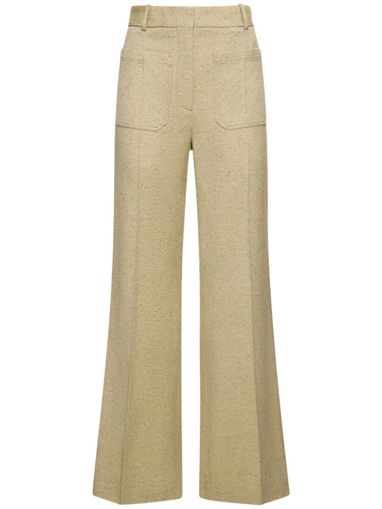 VICTORIA BECKHAM Alina Wool Blend Pants Cover