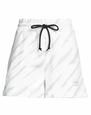 Shoe Woman Shorts & Bermuda Shorts Off white Cotton Cover