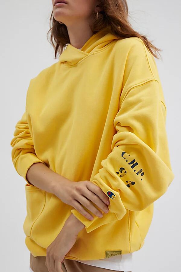 Champion Crossover Hoodie Sweatshirt in Yellow Cover