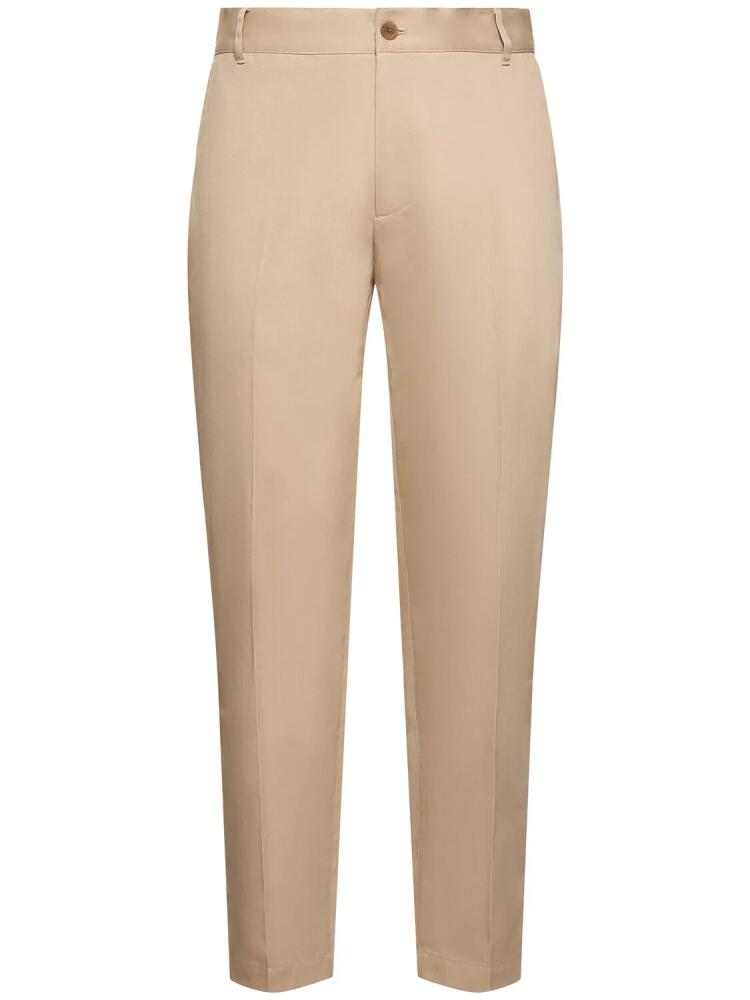 MAISON KITSUNÉ Straight Cotton Chino Pants Cover