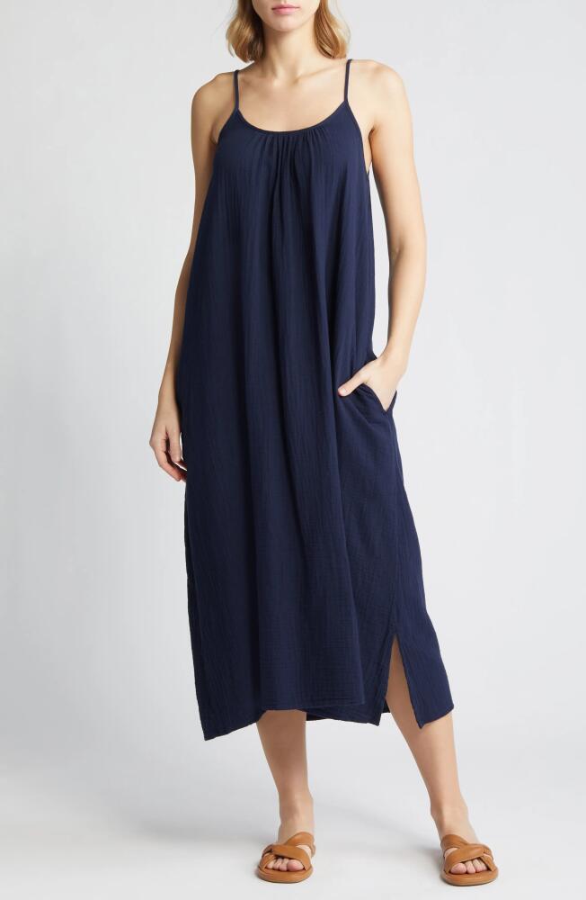 caslon(r) Cami Midi Dress in Navy Blazer Cover