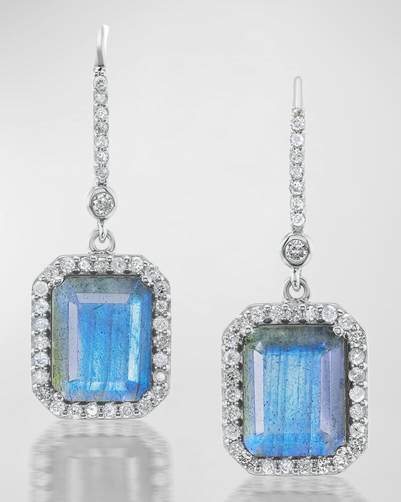 Sheryl Lowe Labradorite and Diamond Drop Earrings Cover