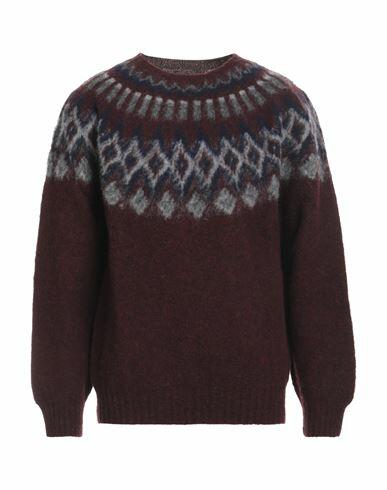 Howlin' Man Sweater Burgundy Wool Cover