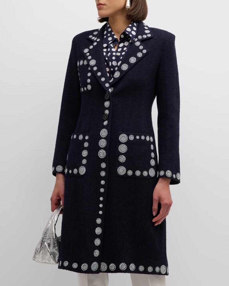 Libertine Dot Dotism Embellished Midi Coat Cover