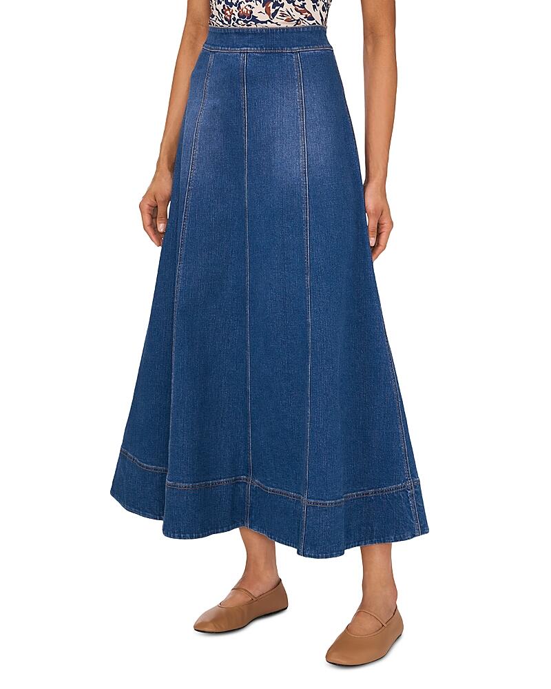 1.state Denim Maxi Skirt Cover