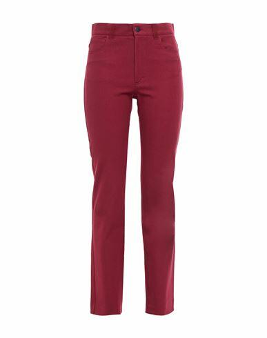 Joseph Woman Pants Garnet Cotton, Elastane Cover