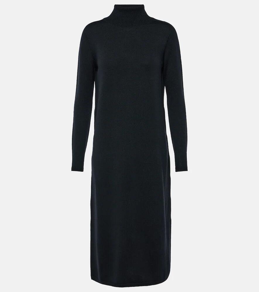 'S Max Mara Brussel wool turtleneck midi dress Cover