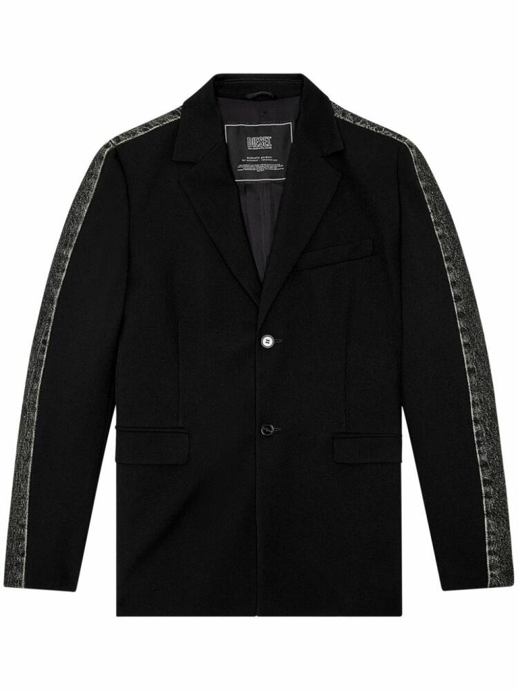 Diesel J-Wire A notched-lapels blazer - Black Cover