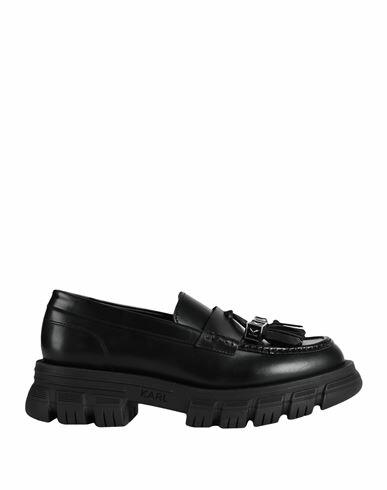 Karl Lagerfeld Woman Loafers Black Calfskin Cover