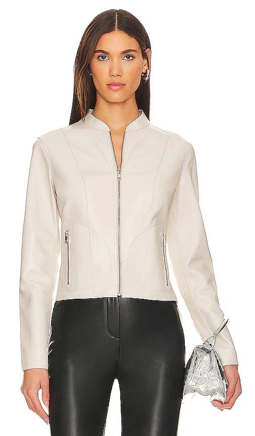 LAMARQUE Chapin Jacket in Ivory Cover