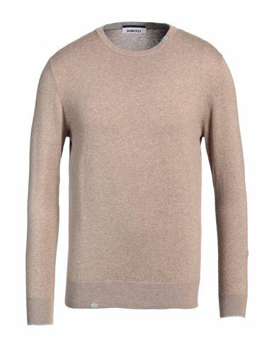 Shockly Man Sweater Sand Cotton, Cashmere Cover