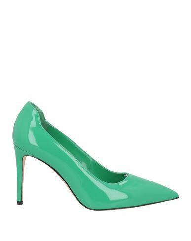 Victoria Beckham Woman Pumps Green Calfskin Cover