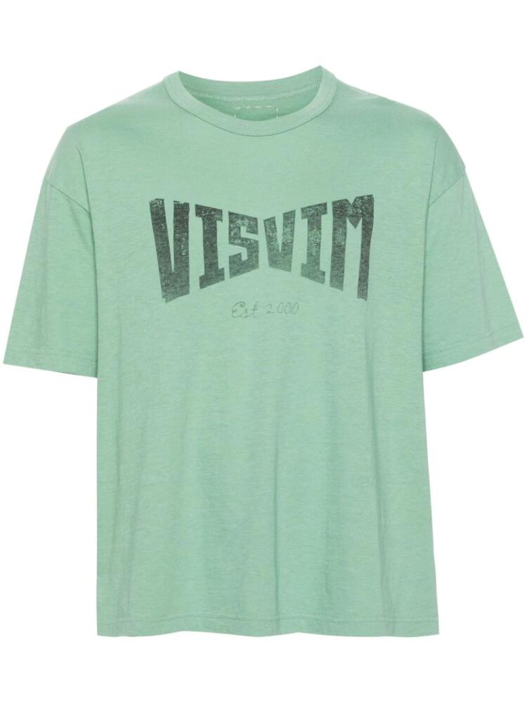 visvim Heritage logo-print T-shirt - Green Cover