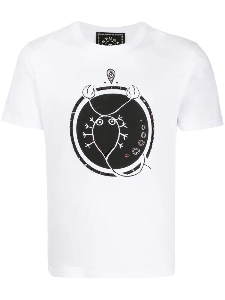 10 CORSO COMO Scorpio print T-shirt - White Cover