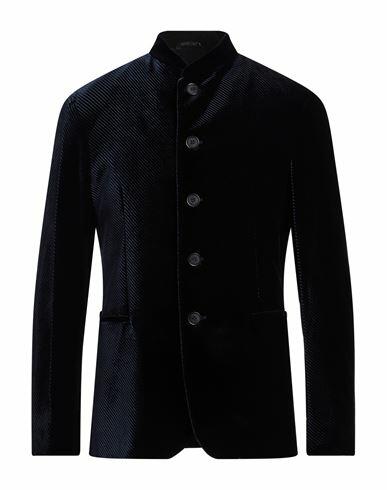 Giorgio Armani Man Jacket Midnight blue Viscose, Cupro Cover