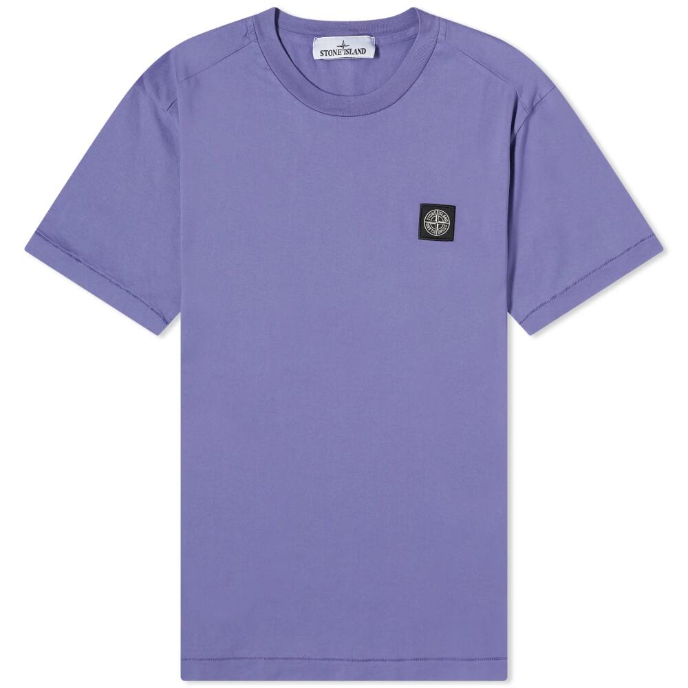 Stone Island Men's Patch T-Shirt in Lavender Cover