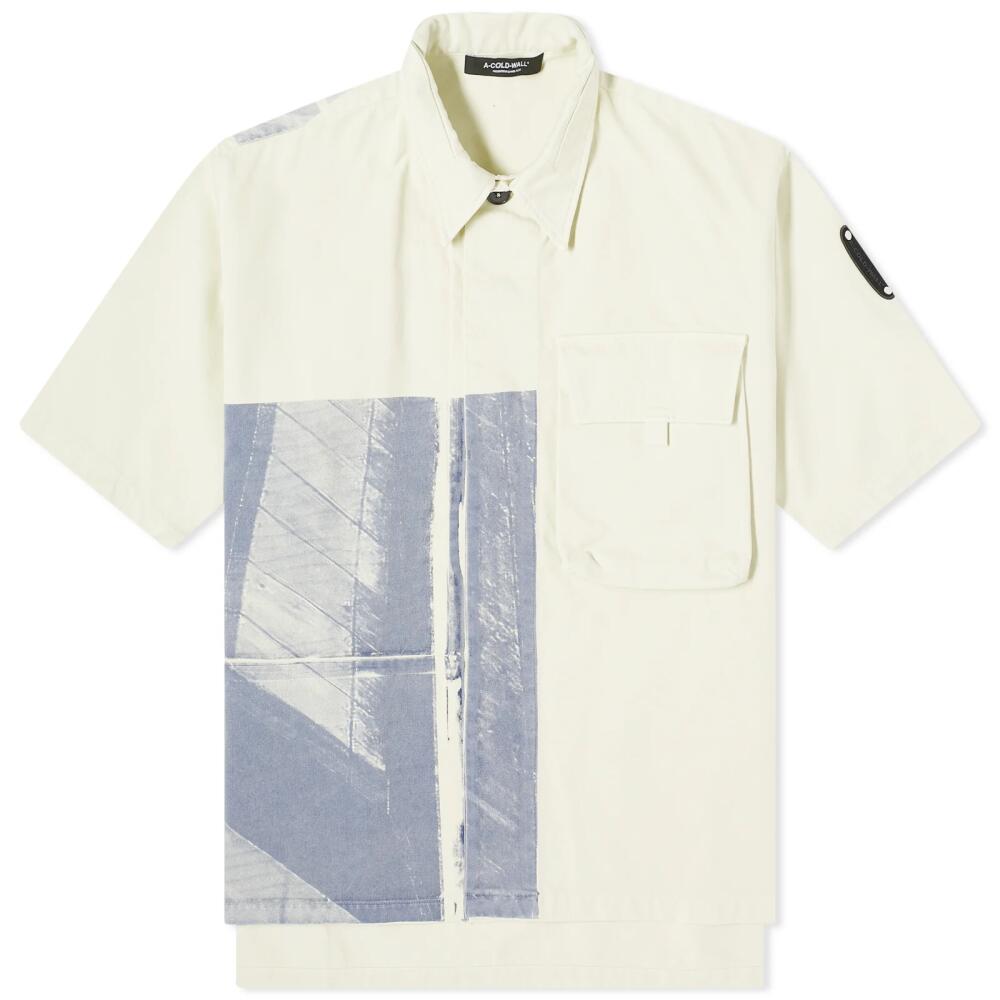 A-COLD-WALL* Men's Strand Short Sleeve Shirt in Bone Cover