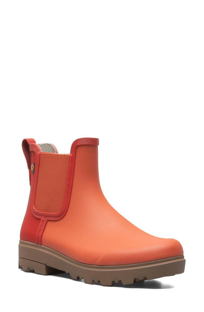 Bogs Holly Waterproof Chelsea Boot in Burnt Orange Cover