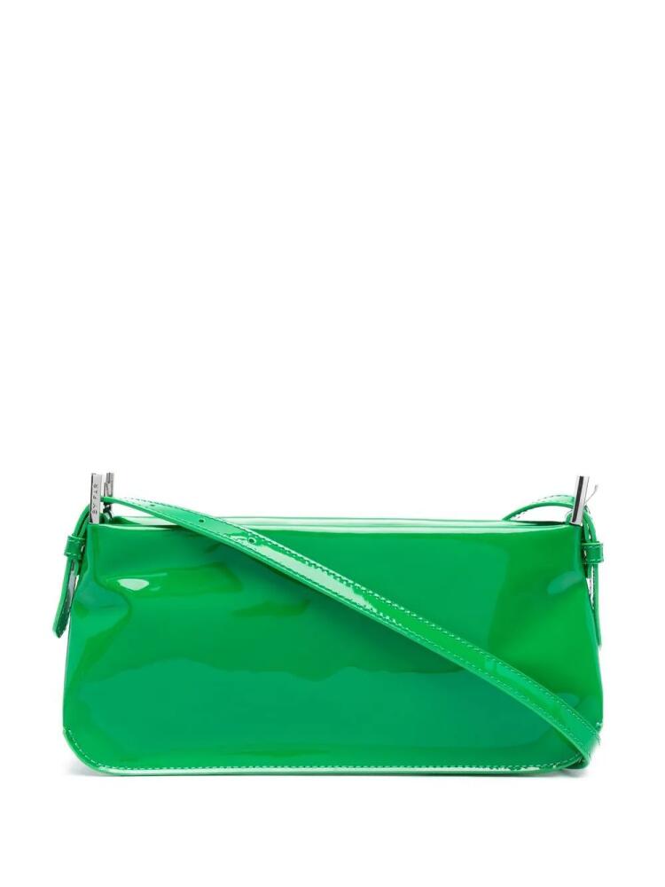 BY FAR Dulce patent leather shoulder bag - Green Cover