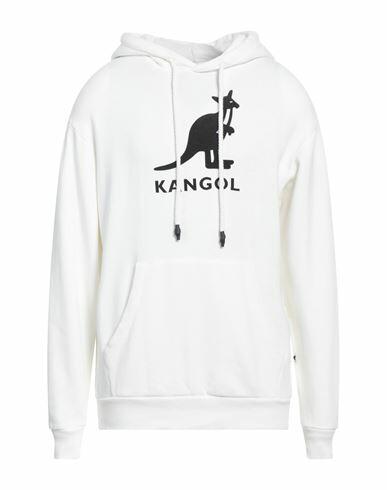 Kangol Man Sweatshirt Off white Cotton Cover