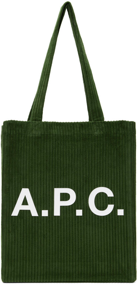 A.P.C. Green Lou Tote Cover