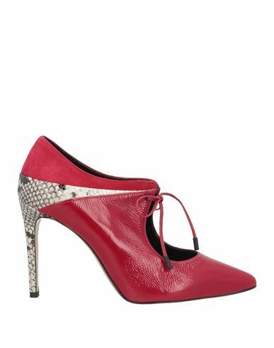 Francesco Sacco Woman Pumps Red Leather Cover