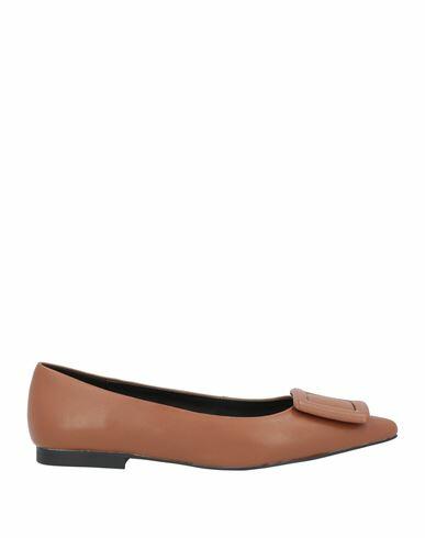 Bibi Lou Woman Ballet flats Brown Soft Leather Cover