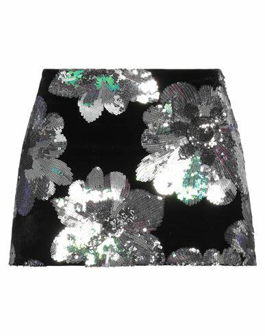 Sabina Musáyev Woman Mini skirt Black Polyester, Elastane Cover