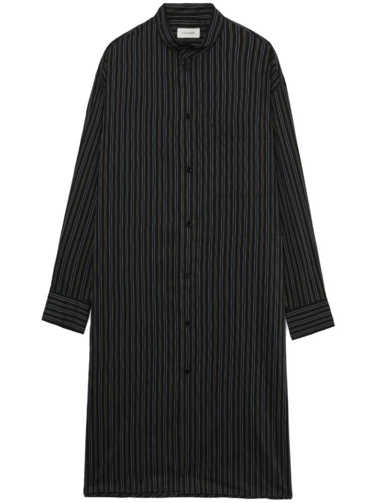 LEMAIRE striped shirt midi dress - Brown Cover