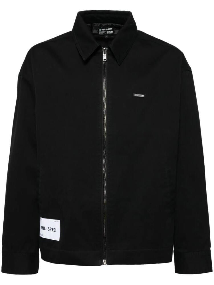 izzue classic collar jacket - Black Cover