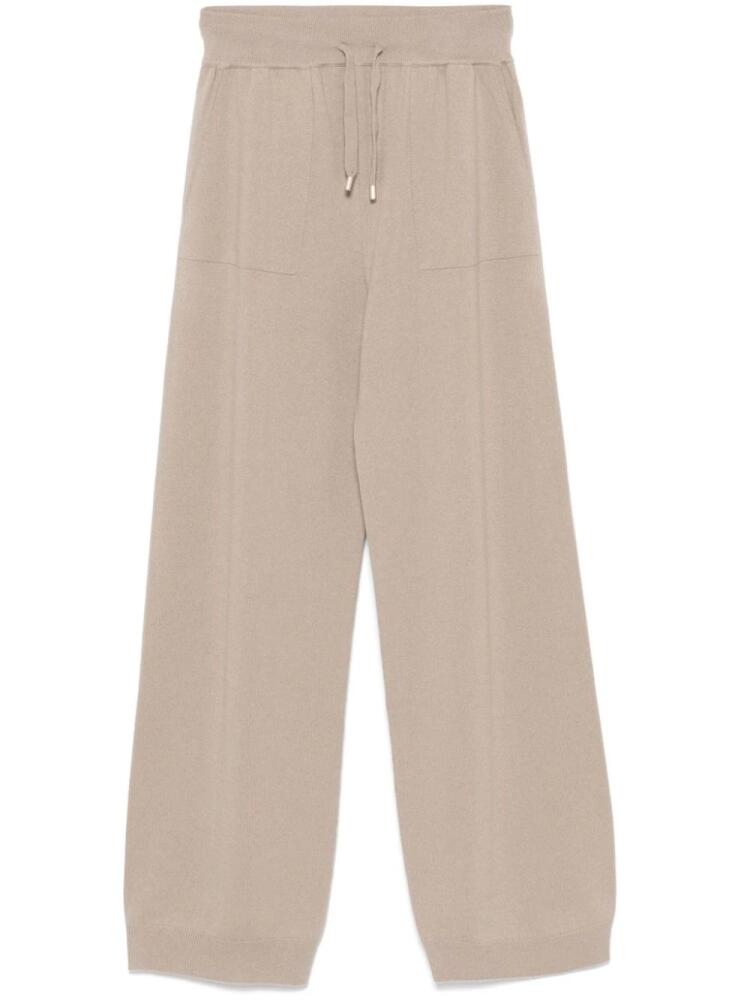 Lorena Antoniazzi straight-leg drawstring sweatpants - Brown Cover