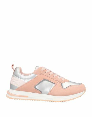 Bikkembergs Woman Sneakers Pink Soft Leather, Textile fibers Cover