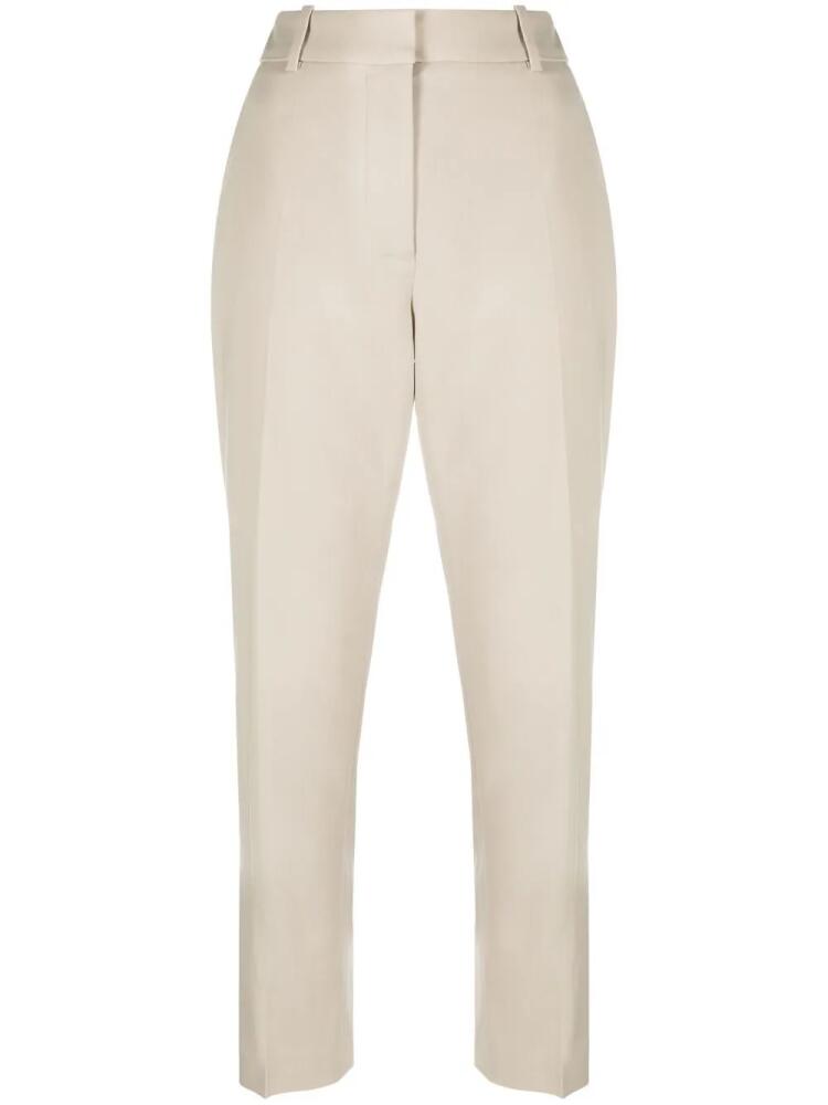 JOSEPH cropped straight-leg trousers - Neutrals Cover