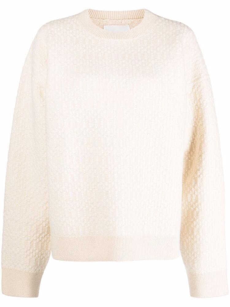 Jil Sander wool round-neck jumper - Neutrals Cover