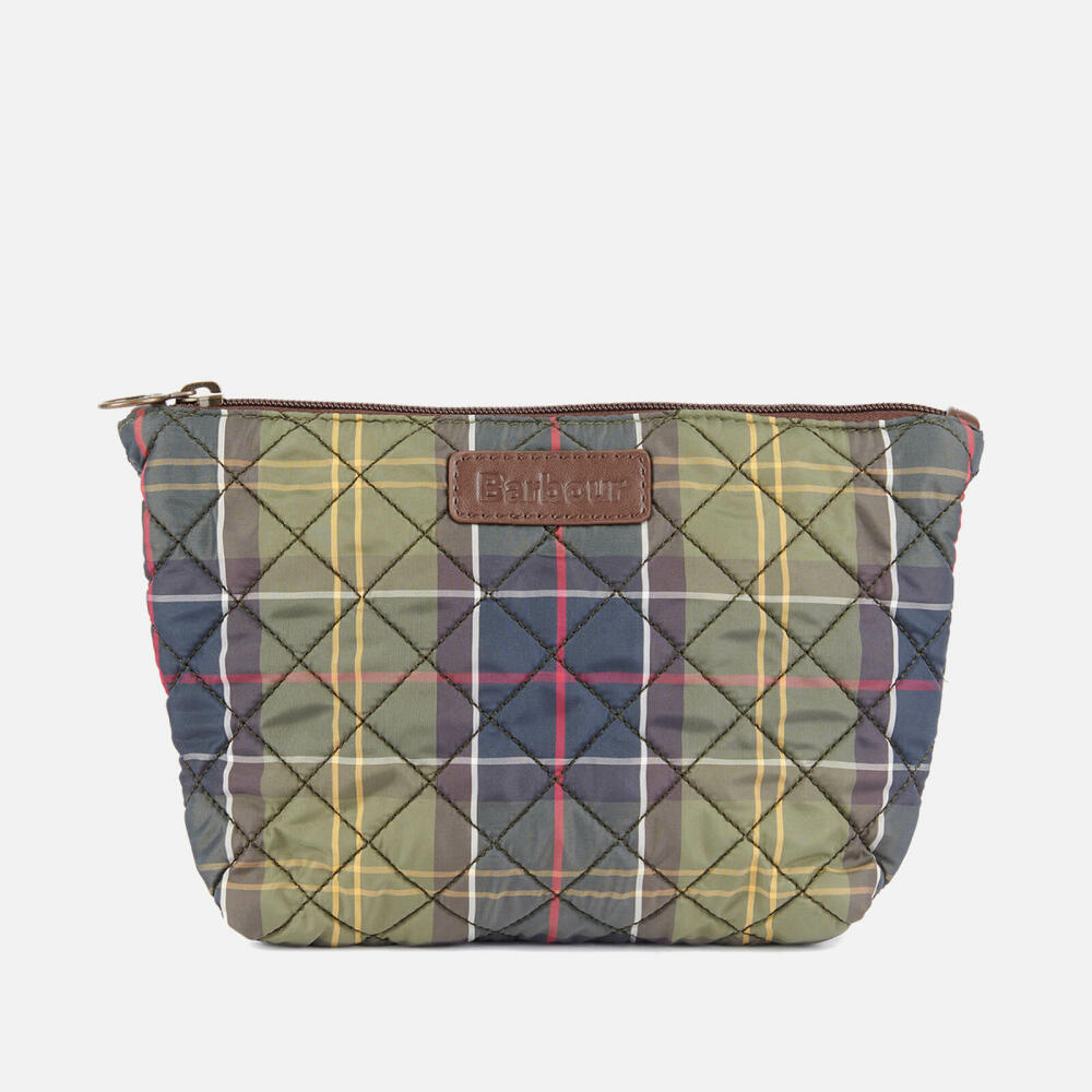 Barbour Quilted Multicoloured Twill Wash Bag Cover