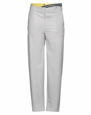 Y/project Woman Pants Light grey Virgin Wool, Elastane Cover