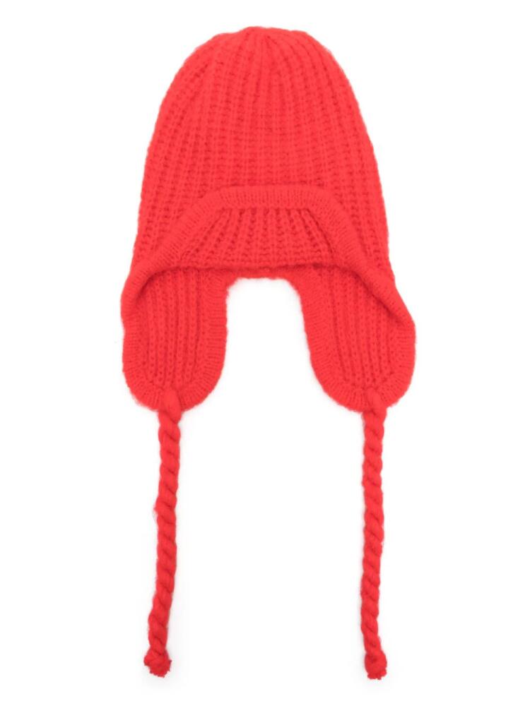 Forte Forte trapper beanie - Red Cover