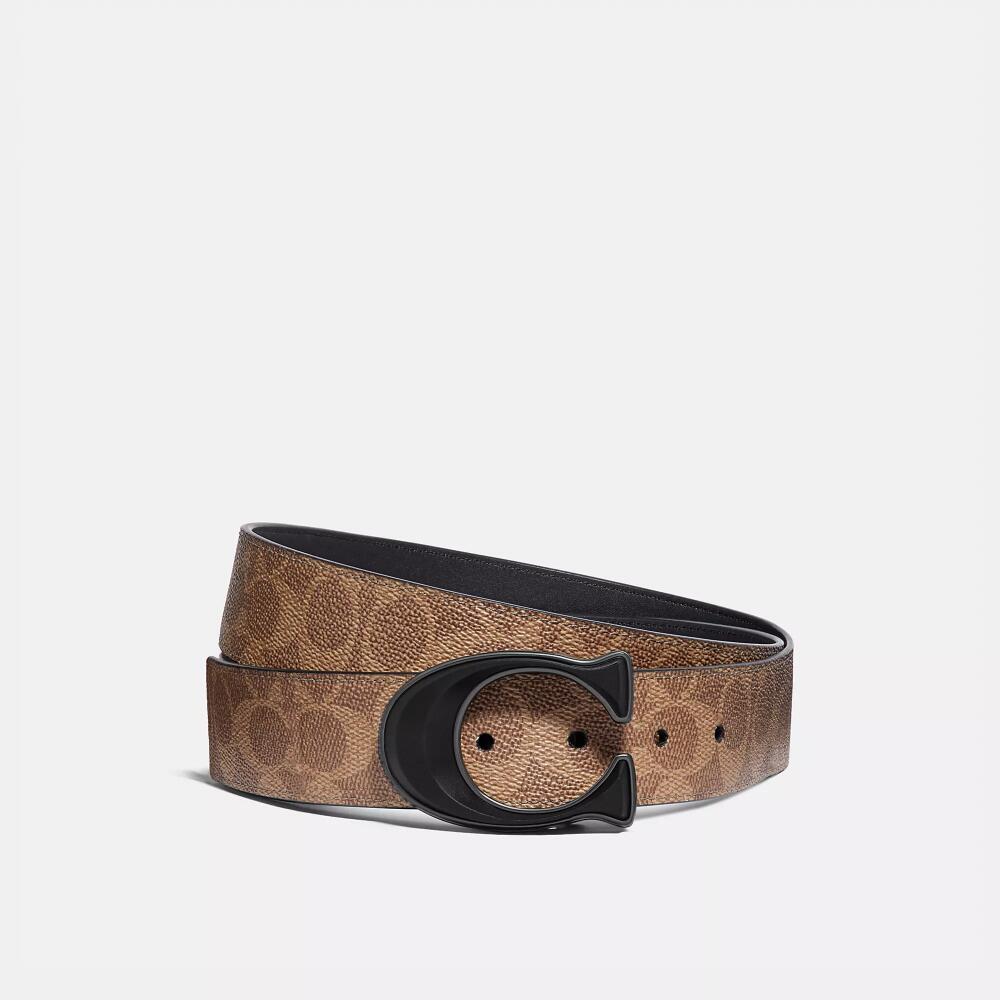 Coach Signature Buckle Cut To Size Reversible Belt, 38mm Cover