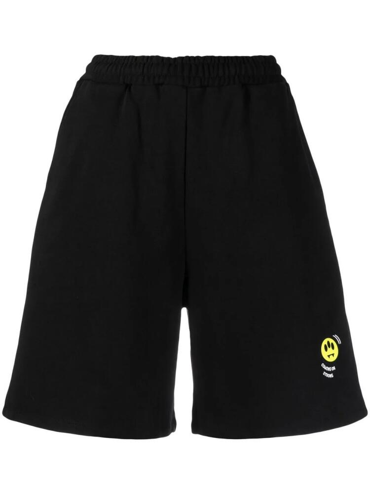 BARROW logo-print detail shorts - Black Cover