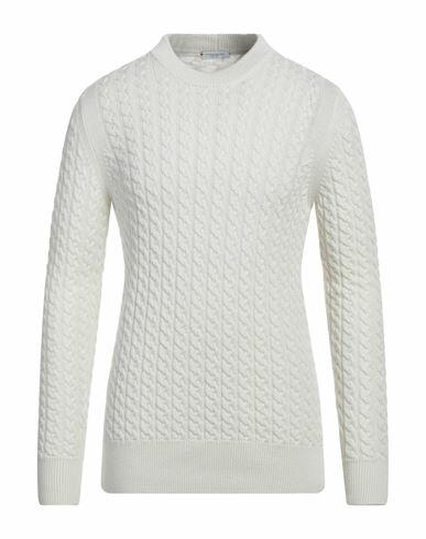 Paolo Pecora Man Sweater Off white Virgin Wool Cover