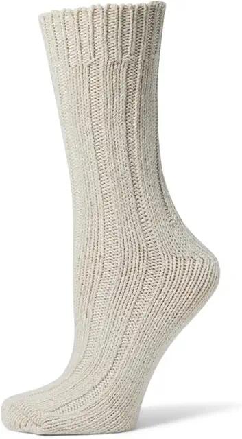 Birkenstock Cotton Twist Socks (Off-White) Crew Cut Socks Shoes Cover