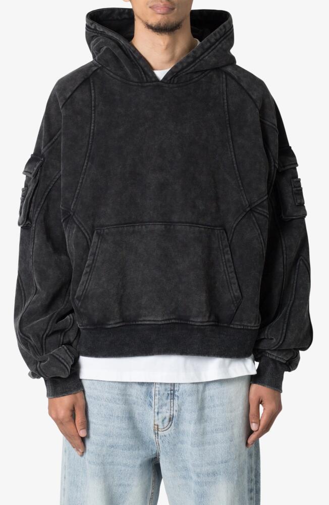 mnml Oversize Pullover Hoodie in Charcoal Grey Cover