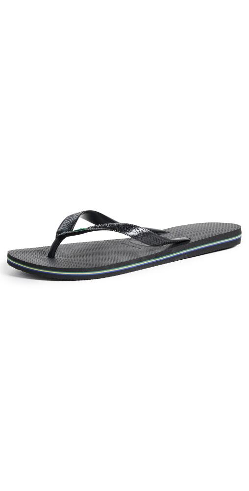 Havaianas Brazil Flip Flops Black Cover